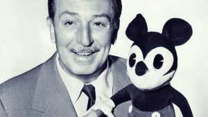 Walt Disney y Mickey Mouse en Disneyland