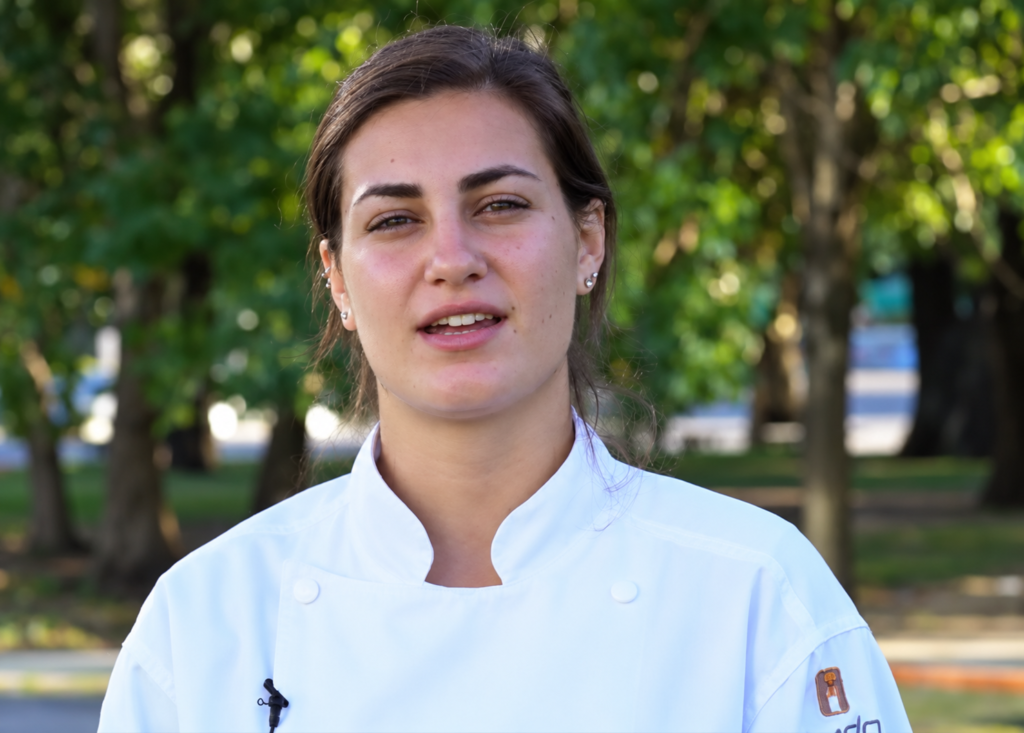 Manuela Carbone, chef argentina en Brasero Atlántico